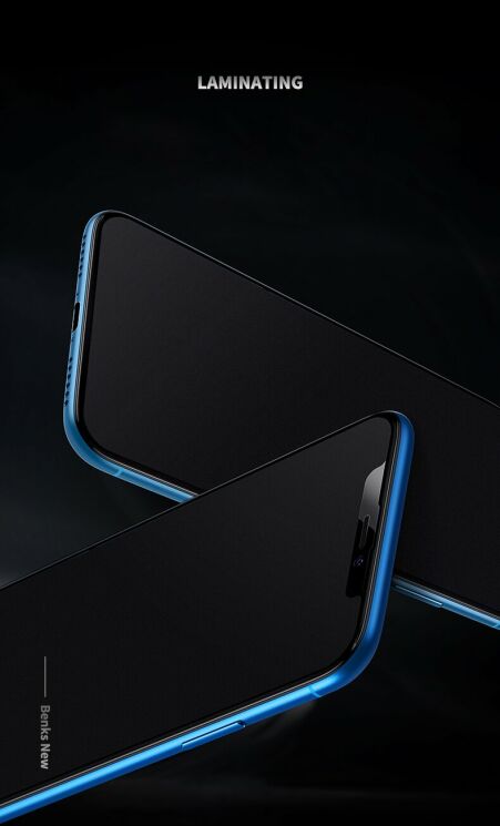 Захисне скло BENKS KR+ Pro Matte Screen для Apple iPhone 11 - Black: фото 16 з 17