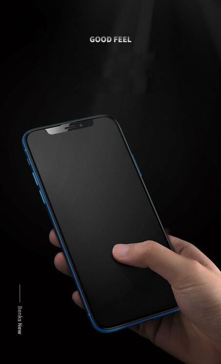 Захисне скло BENKS KR+ Pro Matte Screen для Apple iPhone 11 - Black: фото 10 з 17