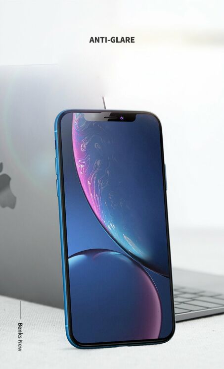 Захисне скло BENKS KR+ Pro Matte Screen для Apple iPhone 11 - Black: фото 13 з 17