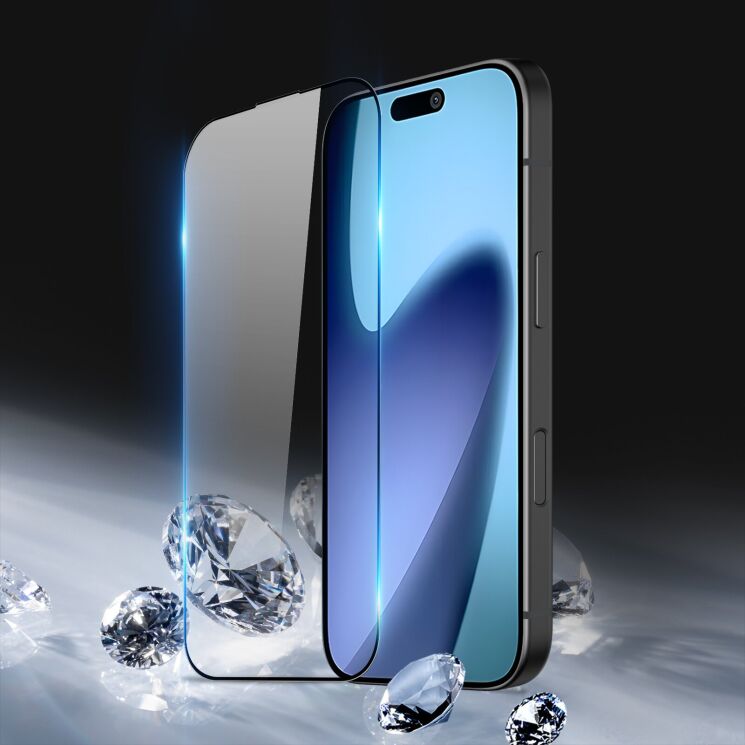 Защитное стекло DUX DUCIS Full Glue для Apple iPhone 17 Pro - Black: фото 2 из 7