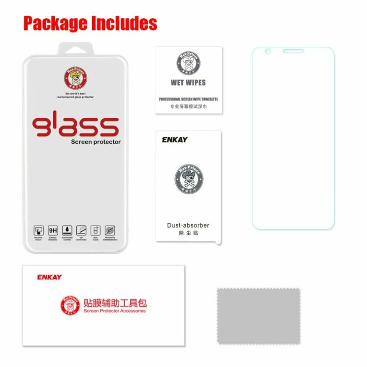 Захисне скло HAT PRINCE Full Covered для Google Pixel 3a XL - Transparent: фото 9 з 9