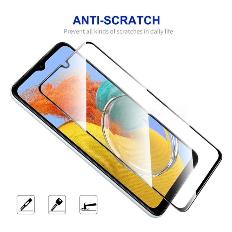 Захисне скло HAT PRINCE Full Glue Cover для Samsung Galaxy M14 (M146) - Black: фото 4 з 10