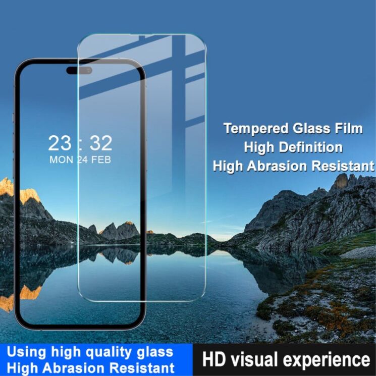 Защитное стекло IMAK H Screen Guard для Apple iPhone 15 - Transparent: фото 5 из 11