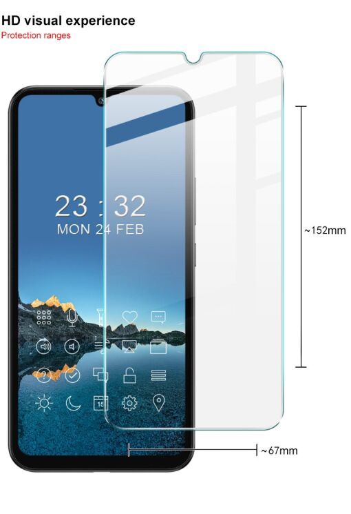 Защитное стекло IMAK H Screen Guard для Samsung Galaxy A34 (A346): фото 6 из 10
