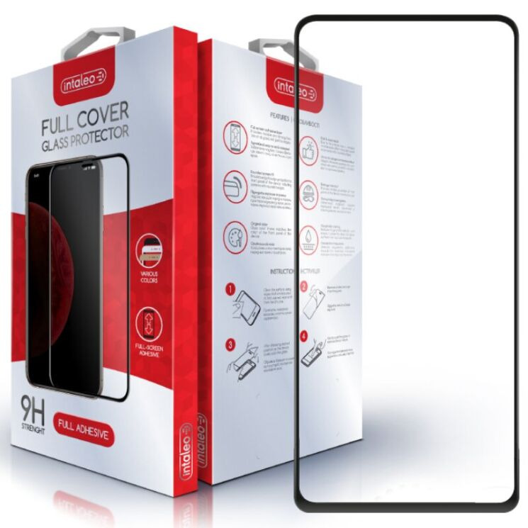 Защитное стекло Intaleo Full Glue для Motorola Moto G77 - Black: фото 1 из 8