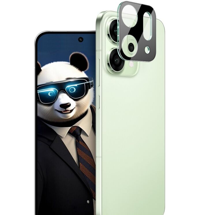 Захисне скло на камеру IMAK Black Glass Lens для OPPO Reno 14 5G - Black: фото 2 з 8