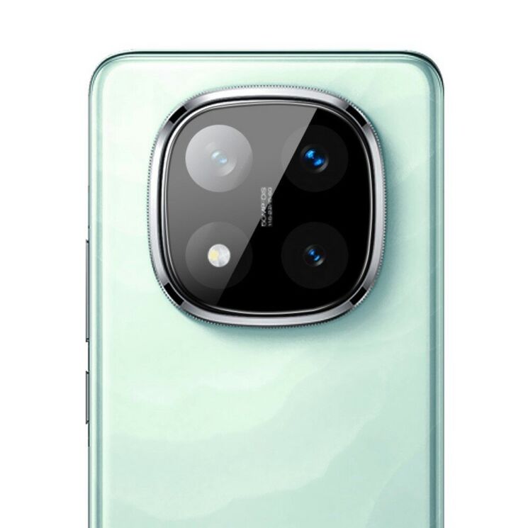 Защитное стекло на камеру IMAK Black Glass Lens для Xiaomi Redmi Note 14 Pro Plus - Black: фото 2 из 8
