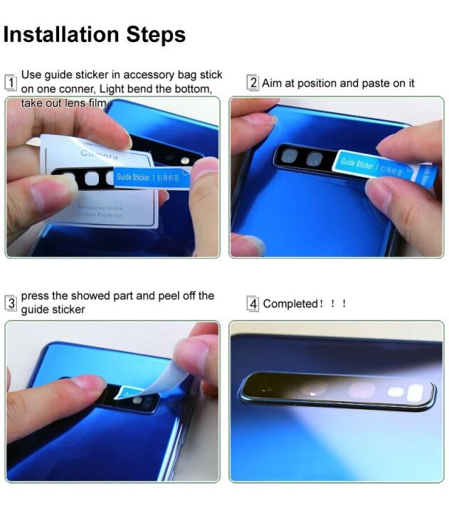 Защитное стекло на камеру IMAK Black Glass Lens для Xiaomi Redmi Note 14 Pro Plus - Black: фото 8 из 8
