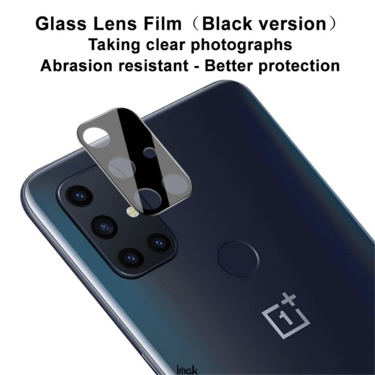 Захисне скло на камеру IMAK Integrated Lens Protector для OnePlus Nord N10 - Black: фото 4 з 10