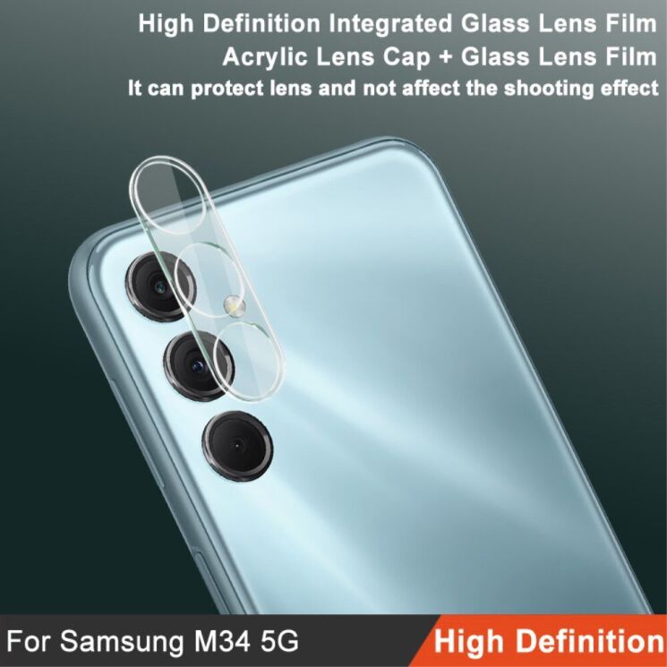 Защитное стекло на камеру IMAK Integrated Lens Protector для Samsung Galaxy M34 (M346): фото 4 из 10