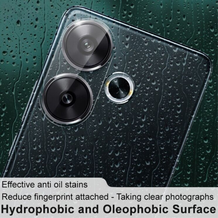Защитное стекло на камеру IMAK Integrated Lens Protector для Xiaomi Poco F6: фото 7 из 11