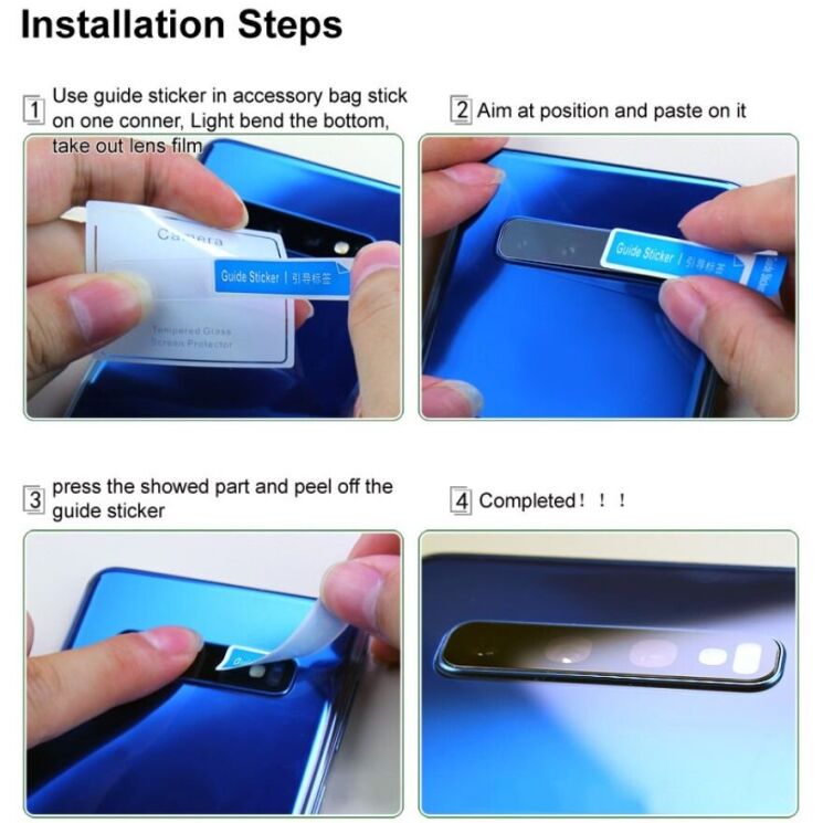 Защитное стекло на камеру IMAK Integrated Lens Protector для Xiaomi Redmi Note 14 Pro: фото 7 из 8