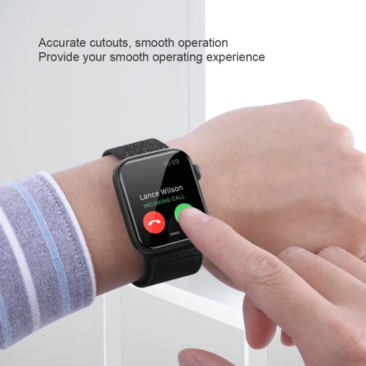 Захисне скло NILLKIN 3D AW+ Series для Apple Watch 38 mm - Black: фото 15 з 20