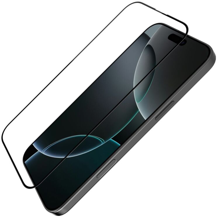 Защитное стекло NILLKIN 3D CP+ MAX для Apple iPhone 16 Pro - Black: фото 5 из 20