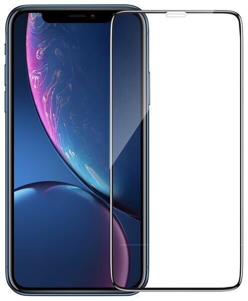 Защитное стекло T-PHOX 5D FullGlue Protect для iPhone XR - Black: фото 2 из 6