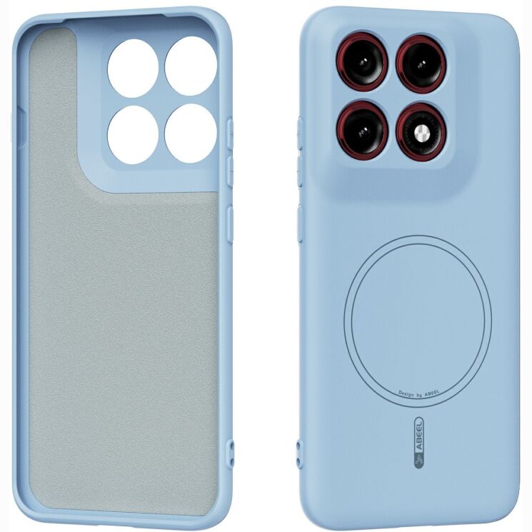 Защитный чехол ABEEL Lyra Skin with MagSafe для Motorola Edge 70 Pro - Sky Blue: фото 1 из 7