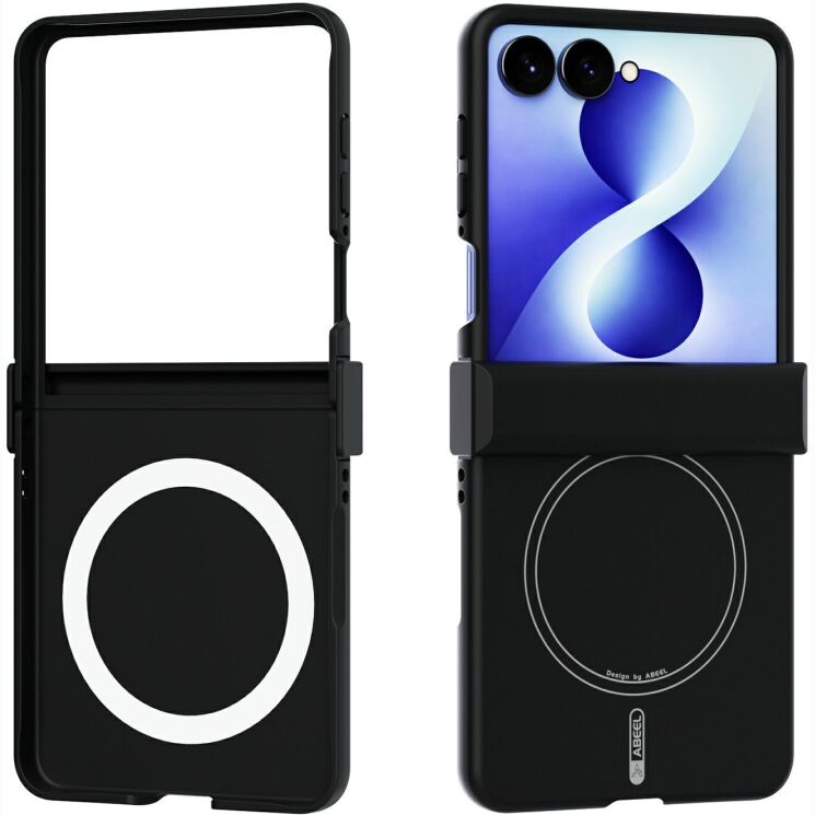Защитный чехол ABEEL Lyra Skin with MagSafe (FF) для Samsung Galaxy Flip 8 - Black: фото 1 из 6
