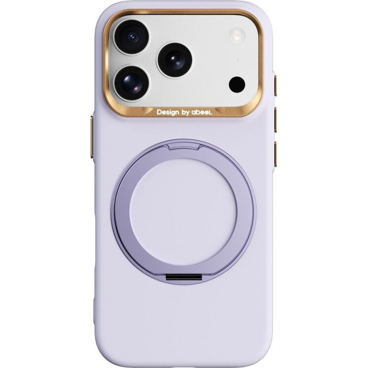 Захисний чохол ABEEL Silk Ring Magnetic для iPhone 18 Pro / 17 Pro - Lilac Purple: фото 1 з 7