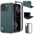 Защитный чехол ABEEL Texture Case для Google Pixel 9 Pro Fold - Midnight Green: фото 1 из 4