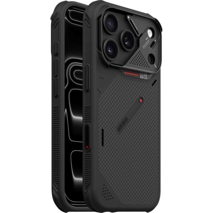 Захисний чохол AULUMU Armor Shockproof Aramid Fiber Case для iPhone 18 Pro / 17 Pro - Black: фото 1 з 10