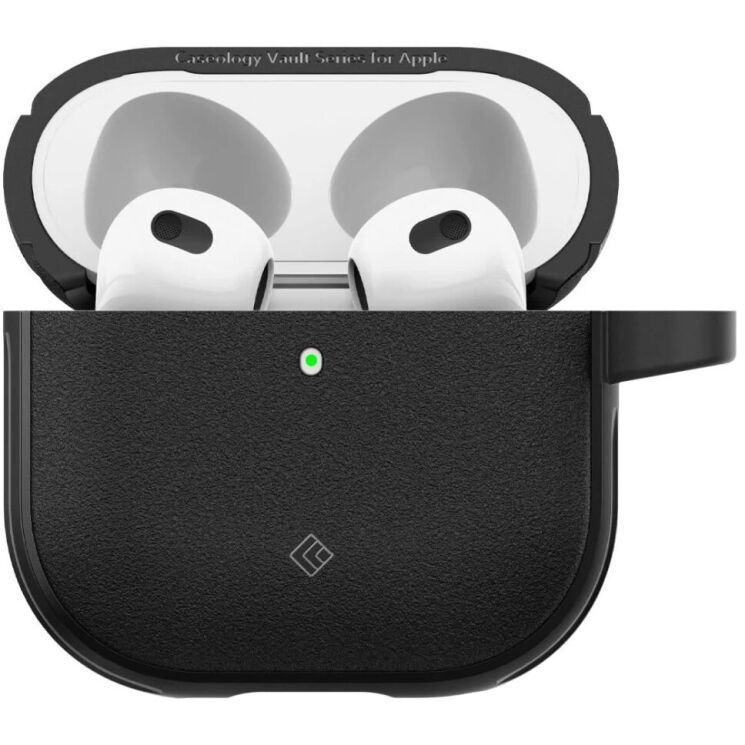 Защитный чехол Caseology Vault by Spigen для Apple AirPods 4 (ACS08655) - Black: фото 3 из 13