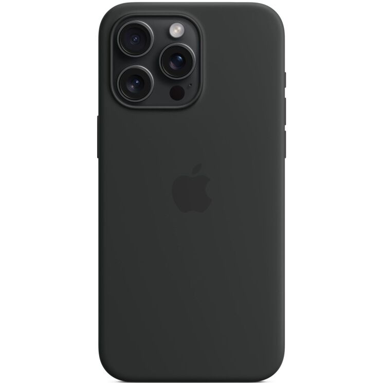 Защитный чехол Copiex Silicone Case with MagSafe для Apple iPhone 15 Pro Max - Black: фото 4 из 4