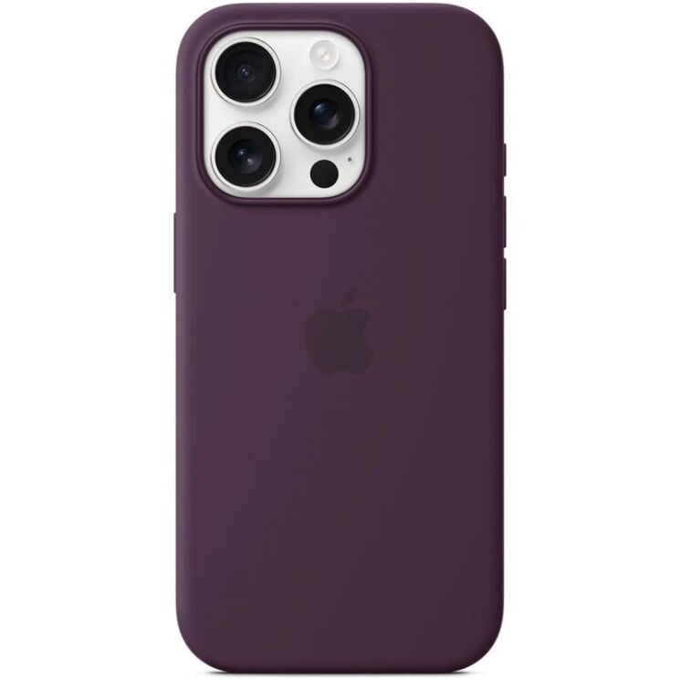 Защитный чехол Copiex Silicone Case with MagSafe для Apple iPhone 16 Pro Max - Plum: фото 2 из 4