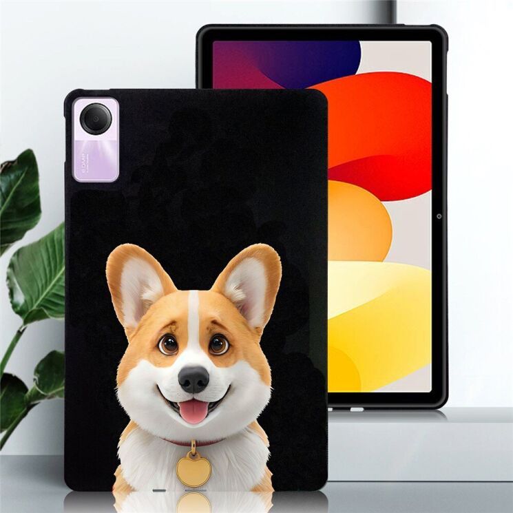 Захисний чохол Deexe Animal Series для Xiaomi Redmi Pad SE - Corgi: фото 2 з 5