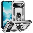 Противоударный чехол с подставкой Deexe Armor Case для Google Pixel 10 Pro XL - Silver (384728S)