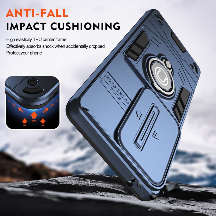 Захисний чохол Deexe Armor MagShield для Infinix Hot 60 Pro - Grey: фото 4 з 7
