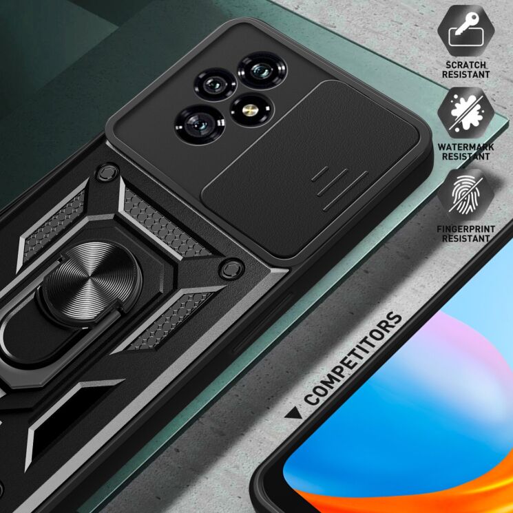 Захисний чохол Deexe Armor Shield для Honor 200 - Red: фото 6 з 8