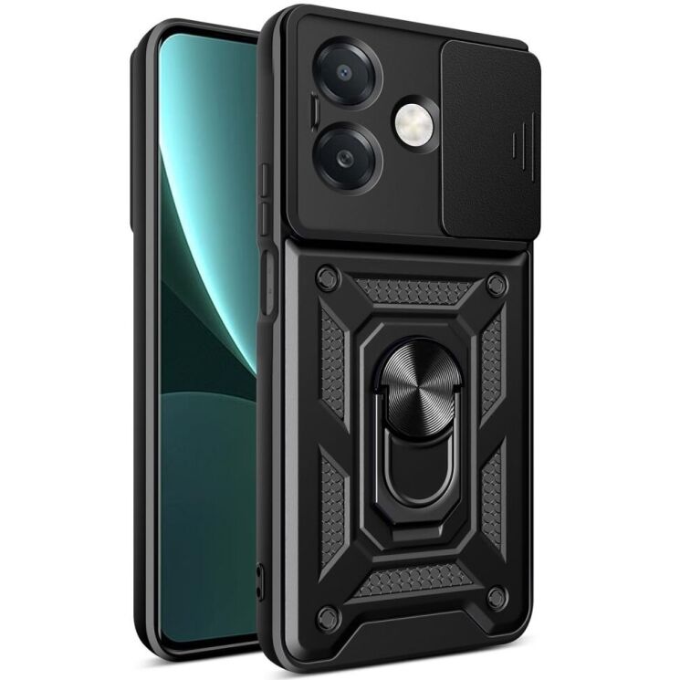 Защитный чехол Deexe Armor Shield для OPPO A3x / A3 / A40m - Black: фото 1 из 10