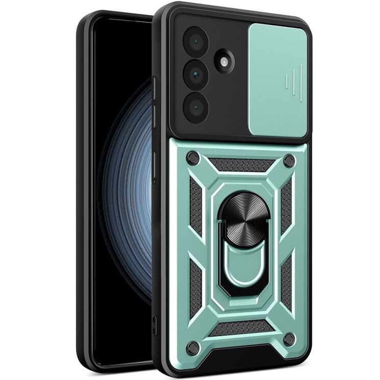 Защитный чехол Deexe Armor Shield для Samsung Galaxy A36 (A366) - Green: фото 1 из 9