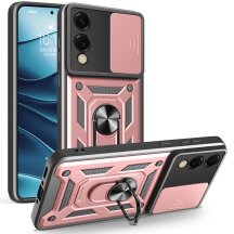 Защитный чехол Deexe Armor Shield для Samsung Galaxy S25 Edge (S937) - Rose Gold: фото 1 из 10