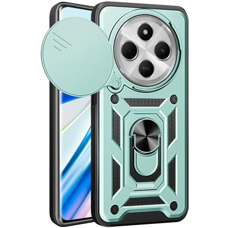 Защитный чехол Deexe Armor Shield для Xiaomi Redmi 14C / Redmi A4 5G / Poco C75 - Green: фото 1 из 9