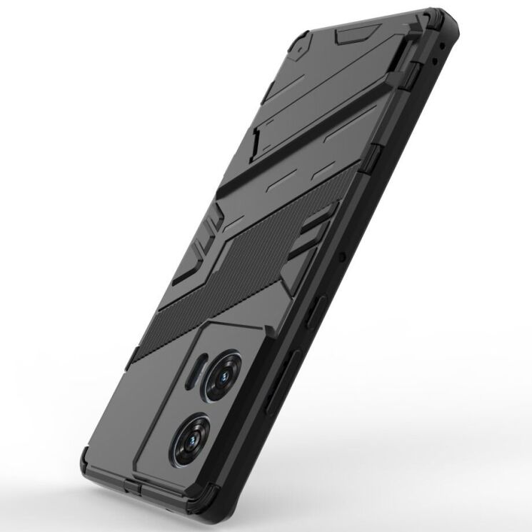 Защитный чехол Deexe Bibercas для Motorola Edge 50 Fusion - Black: фото 3 из 7
