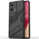 Защитный чехол Deexe Bibercas для Motorola Edge 50 Fusion - Black (354232B). Фото 1 из 7