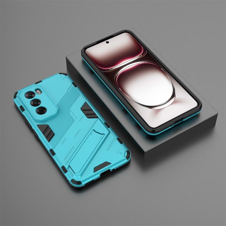 Защитный чехол Deexe Bibercas для OPPO Reno 12 Pro - Baby Blue: фото 6 из 7