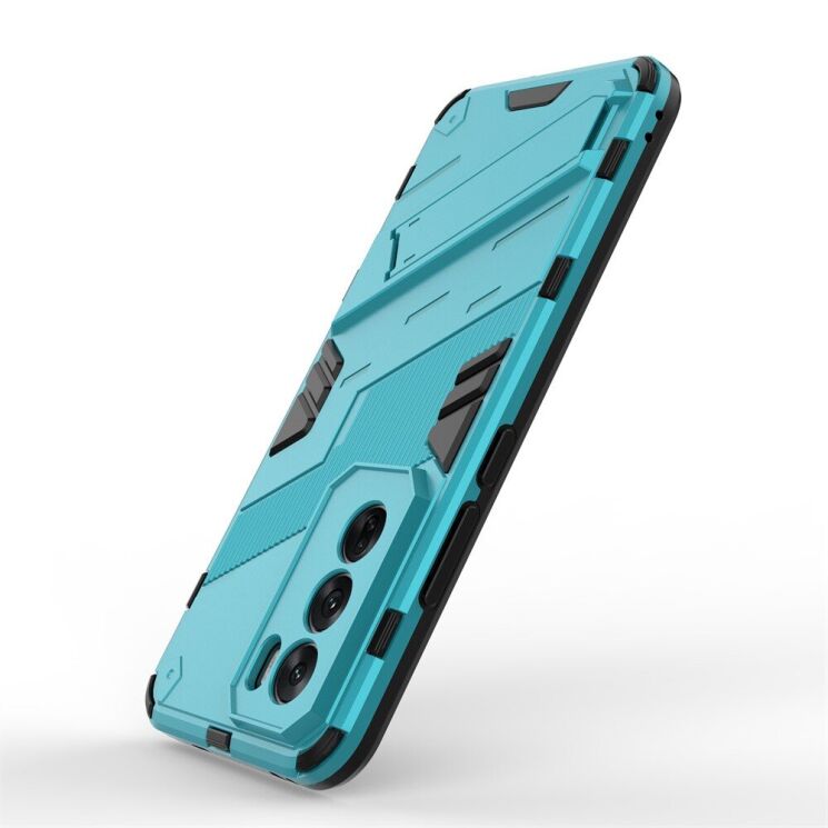 Защитный чехол Deexe Bibercas для OPPO Reno 12 Pro - Baby Blue: фото 4 из 7