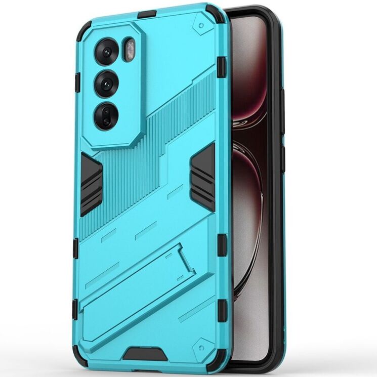 Защитный чехол Deexe Bibercas для OPPO Reno 12 Pro - Baby Blue: фото 2 из 7