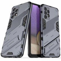 Защитный чехол Deexe Bibercas для Samsung Galaxy A32 (А325) - Dark Blue: фото 1 из 11