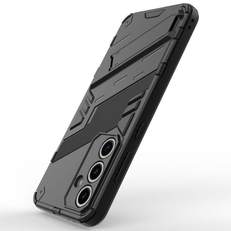 Защитный чехол Deexe Bibercas для Samsung Galaxy S24 FE (S721) - Black: фото 4 из 7