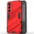 Захисний чохол Deexe Bibercas для Samsung Galaxy S25 Plus (S936) - Red: фото 1 з 7