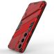 Защитный чехол Deexe Bibercas для Samsung Galaxy S25 Plus (S936) - Red (371918R). Фото 3 из 7
