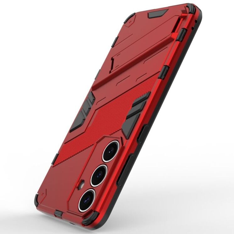 Защитный чехол Deexe Bibercas для Samsung Galaxy S25 Plus (S936) - Red: фото 3 из 7