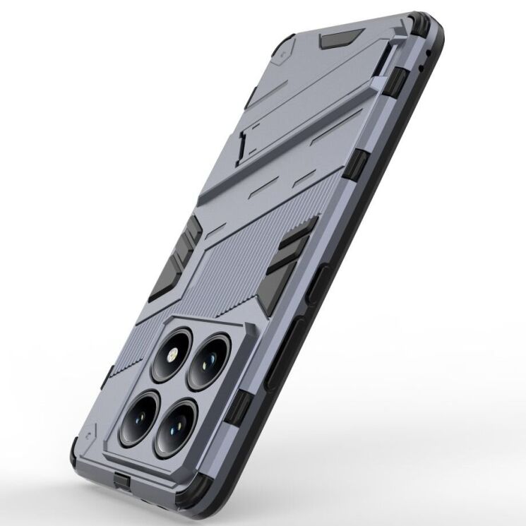 Защитный чехол Deexe Bibercas для Xiaomi 14T Pro - Dark Blue: фото 3 из 6