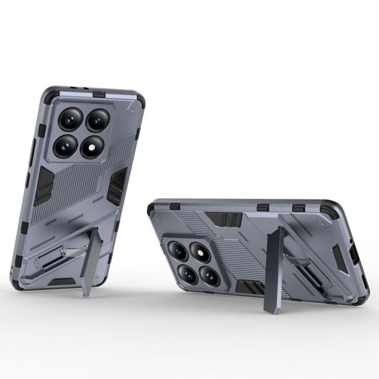 Защитный чехол Deexe Bibercas для Xiaomi 14T Pro - Dark Blue: фото 2 из 6