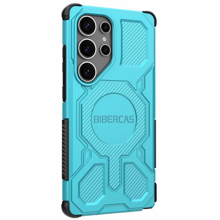 Защитный чехол Deexe Bibercas J-16 Series для Samsung Galaxy S25 Ultra (S938) - Baby Blue: фото 3 из 6