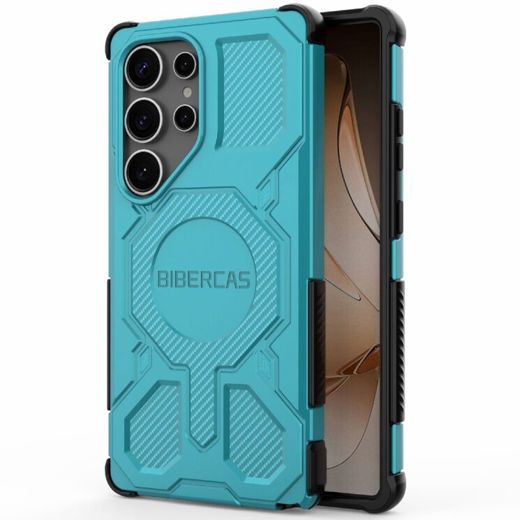 Защитный чехол Deexe Bibercas J-16 Series для Samsung Galaxy S25 Ultra (S938) - Baby Blue: фото 2 из 6