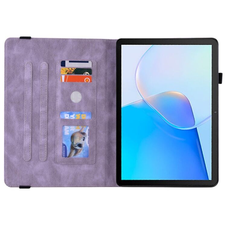 Защитный чехол Deexe Butterfly для Huawei MatePad SE - Purple: фото 2 из 10